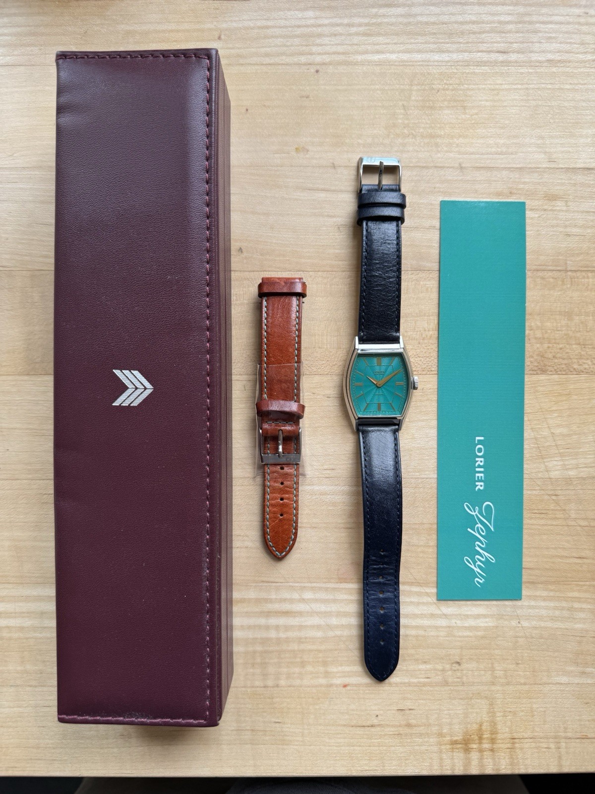 Lorier Zephyr X Grand Central Watch Full Kit 1 of 99 Green Guilloché Dial