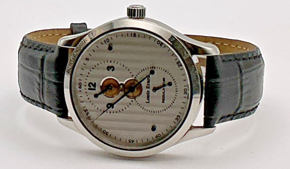 Louis Erard 1931 Regulateur Manual Wind Watch With Box and Papers