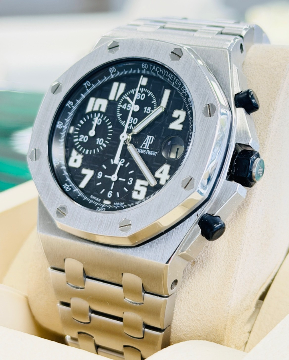 Audemars Piguet Royal Oak Offshore Chronograph 42mm 25721ST Black Dial