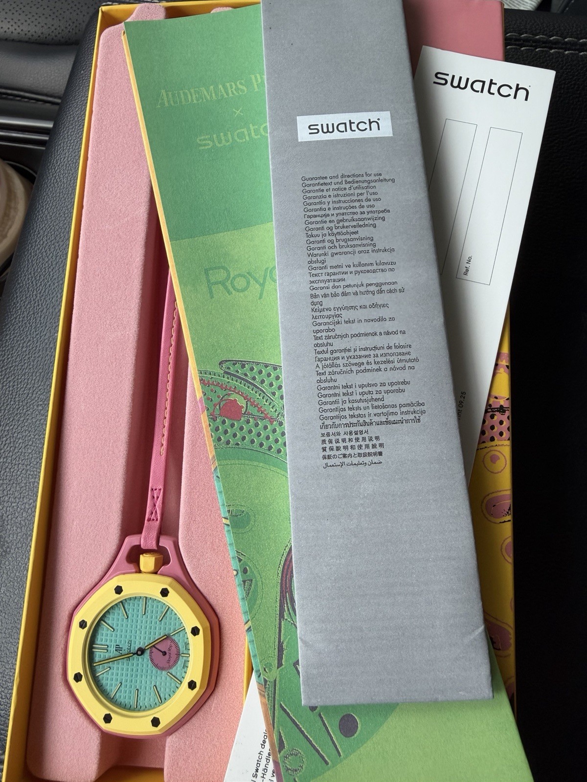 Swatch X AP Royal Pop OTG Roz Pink/Yellow/Blue