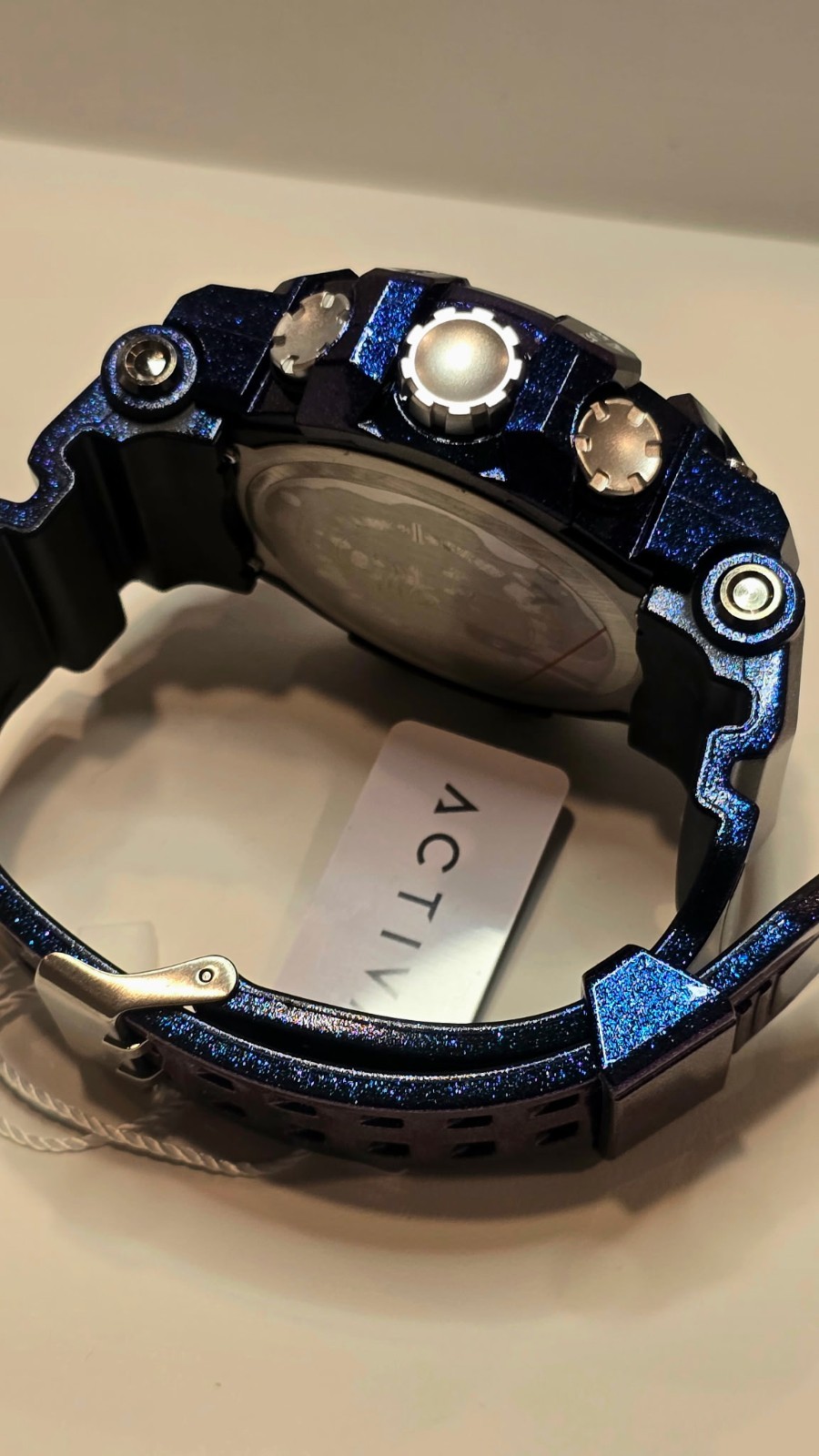 Activa Sport Digital Quartz Chronograph Blue/Purple Resin 30M w/Box