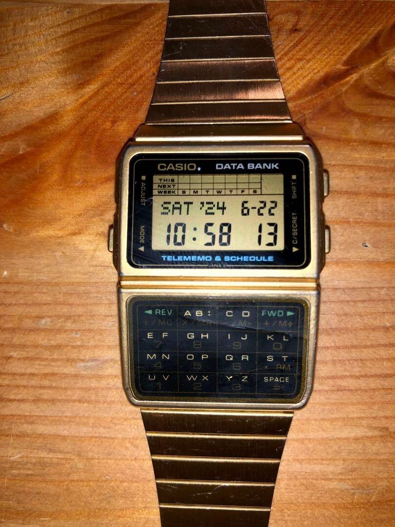Casio Vintage Data Bank Watch DBC-610 Quartz Men’s Watch Japan