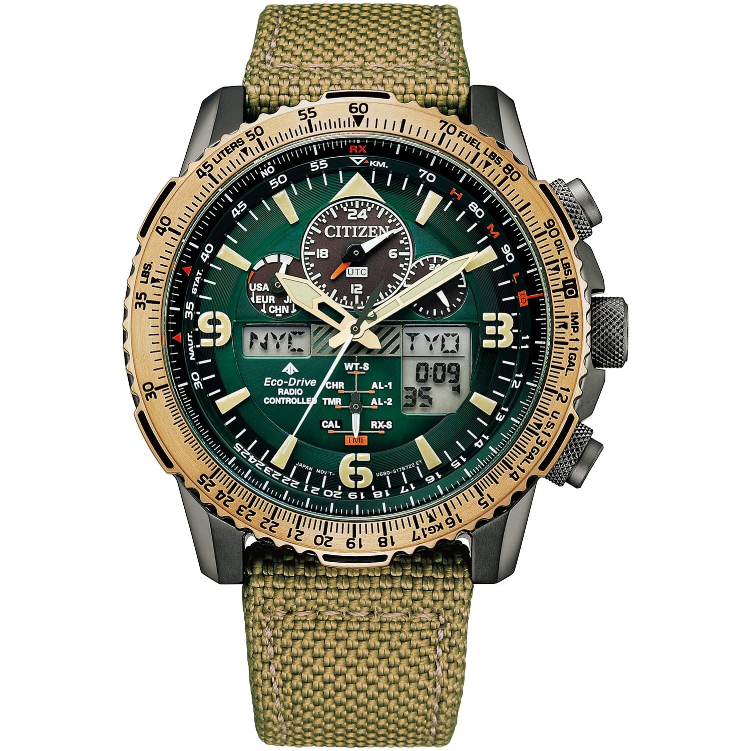 Citizen Promaster Sky JY8074-11X Men Watch Military Adventure Eco-Drive Solar