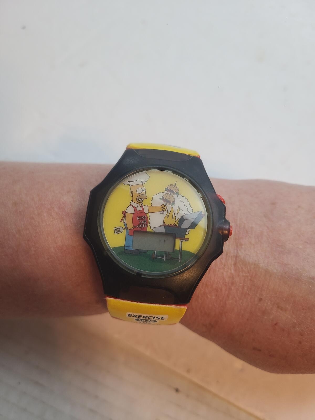 The Simpsons 2002 Burger King Promotional Digital Watch Exercise #428