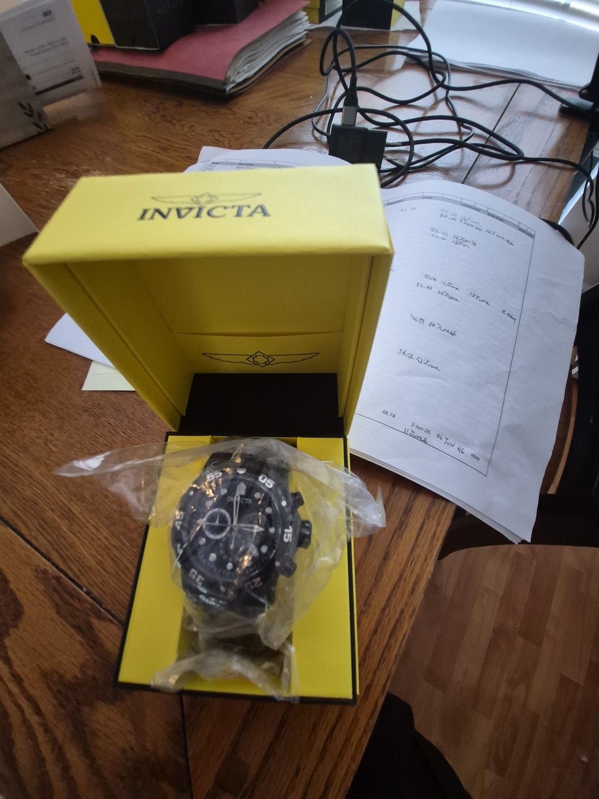 Invicta Pro Diver Chronograph Black Dial Watch