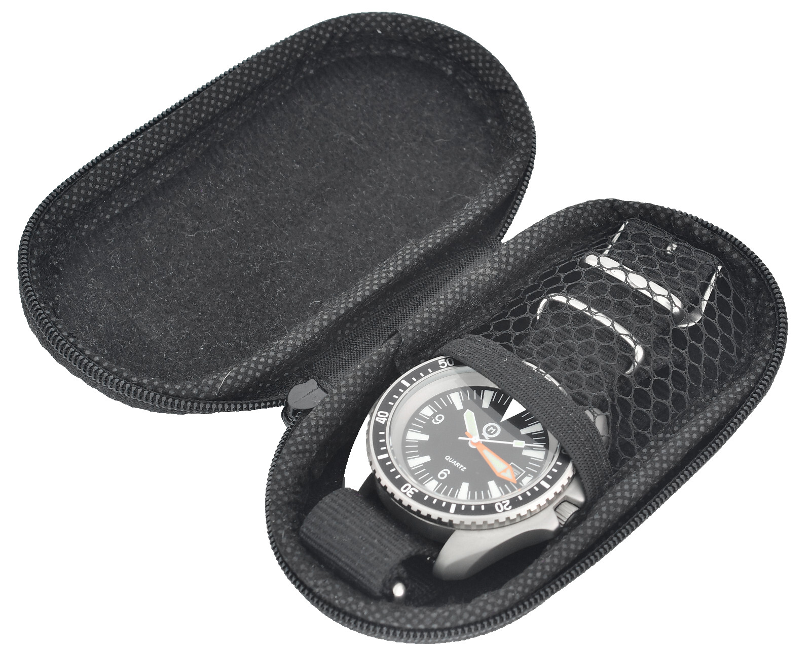 Cooper Qimei Submaster 300 Military Mens Wrist Watch – New – Orange Minute Hand