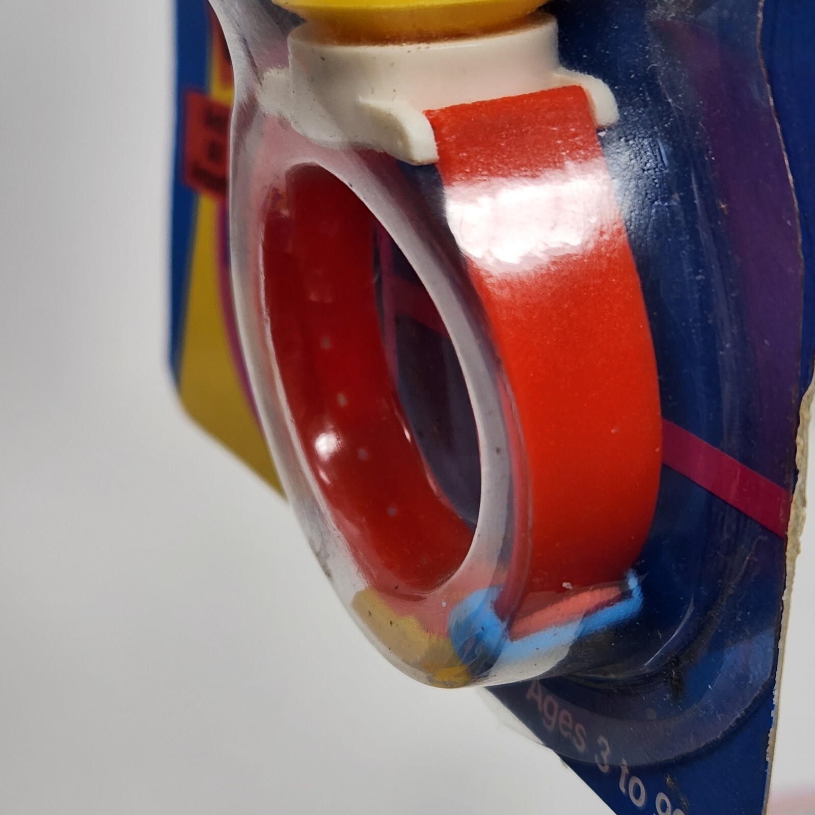 VINTAGE 1988 CAP TOYS POP WATCH DIGITAL WRIST WATCH NOS NEW SEALED RED YELLOW