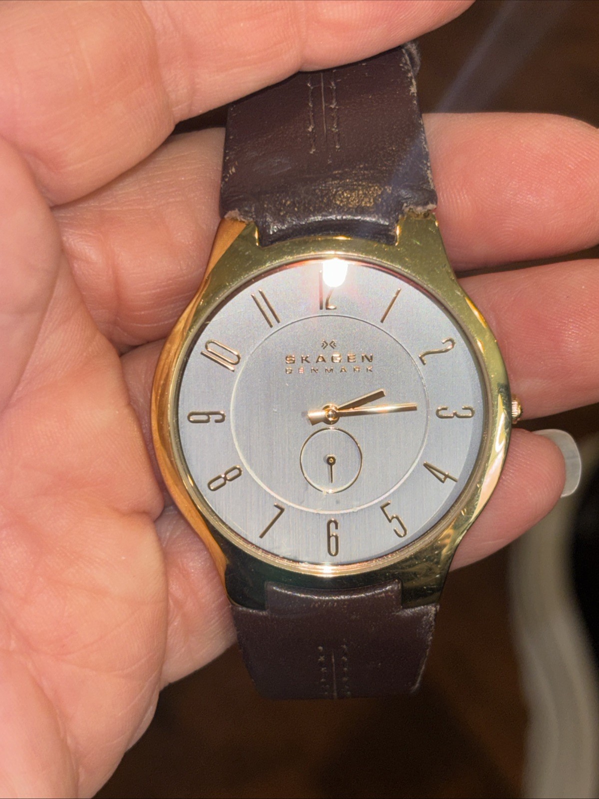Skagen Denmark watch, model number 433XLGLD