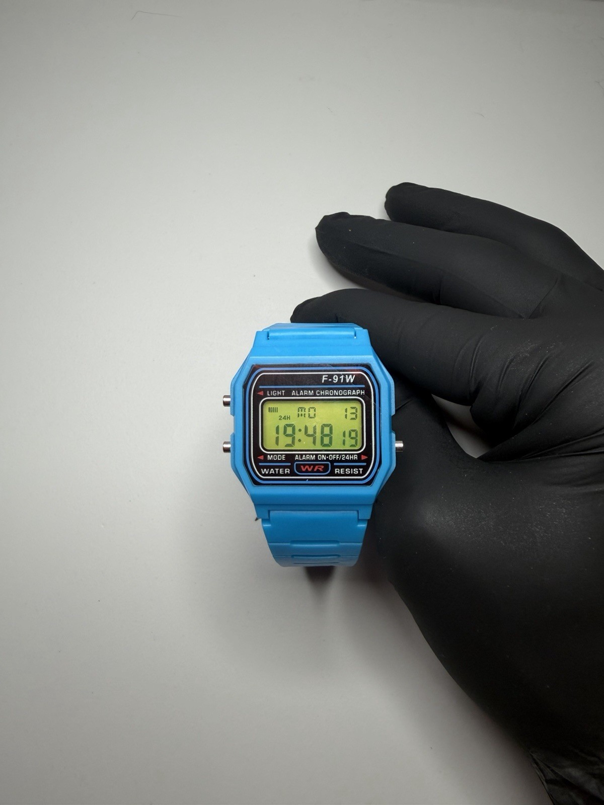 Unbranded Digital Watch.Custom Gradient Lens Retro Art Case Back Sticker. V2