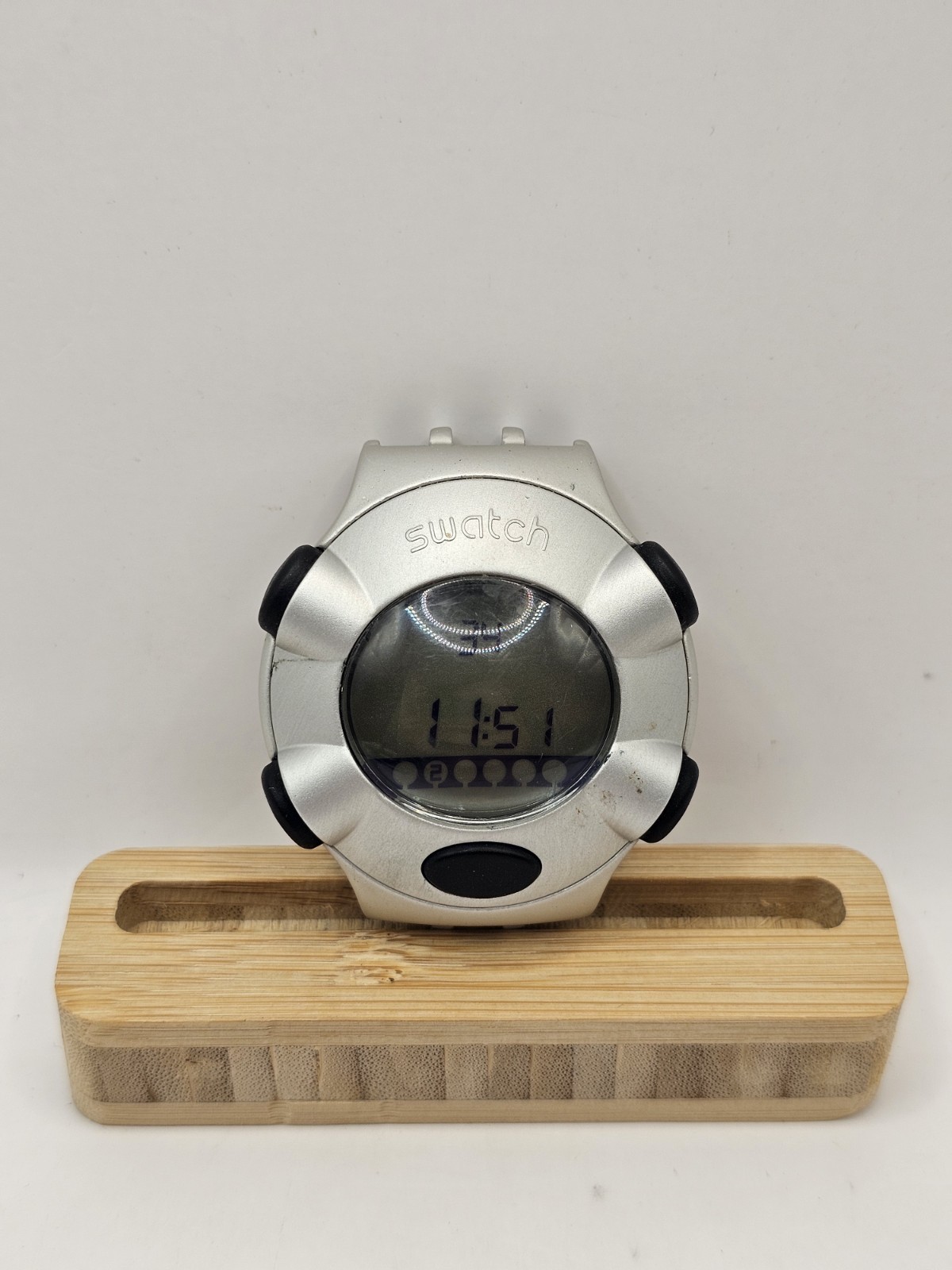 Swatch Beat Aluminum 39mm WR100M Digital Tested Wrist Watch