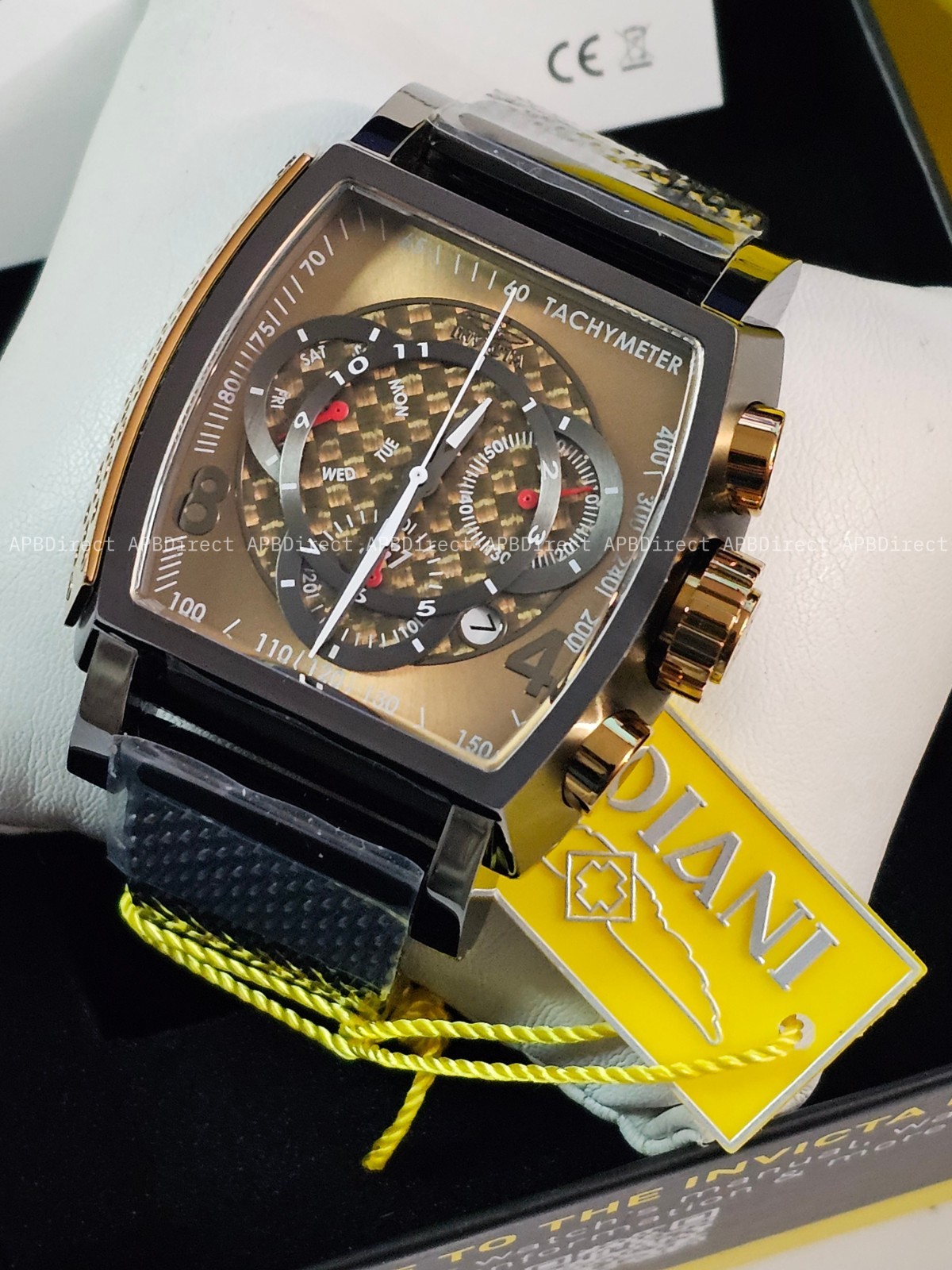 Invicta – S1 Rally – Gunmetal / Khaki Milanese – Swiss Z60 FE Chrono Mens Watch