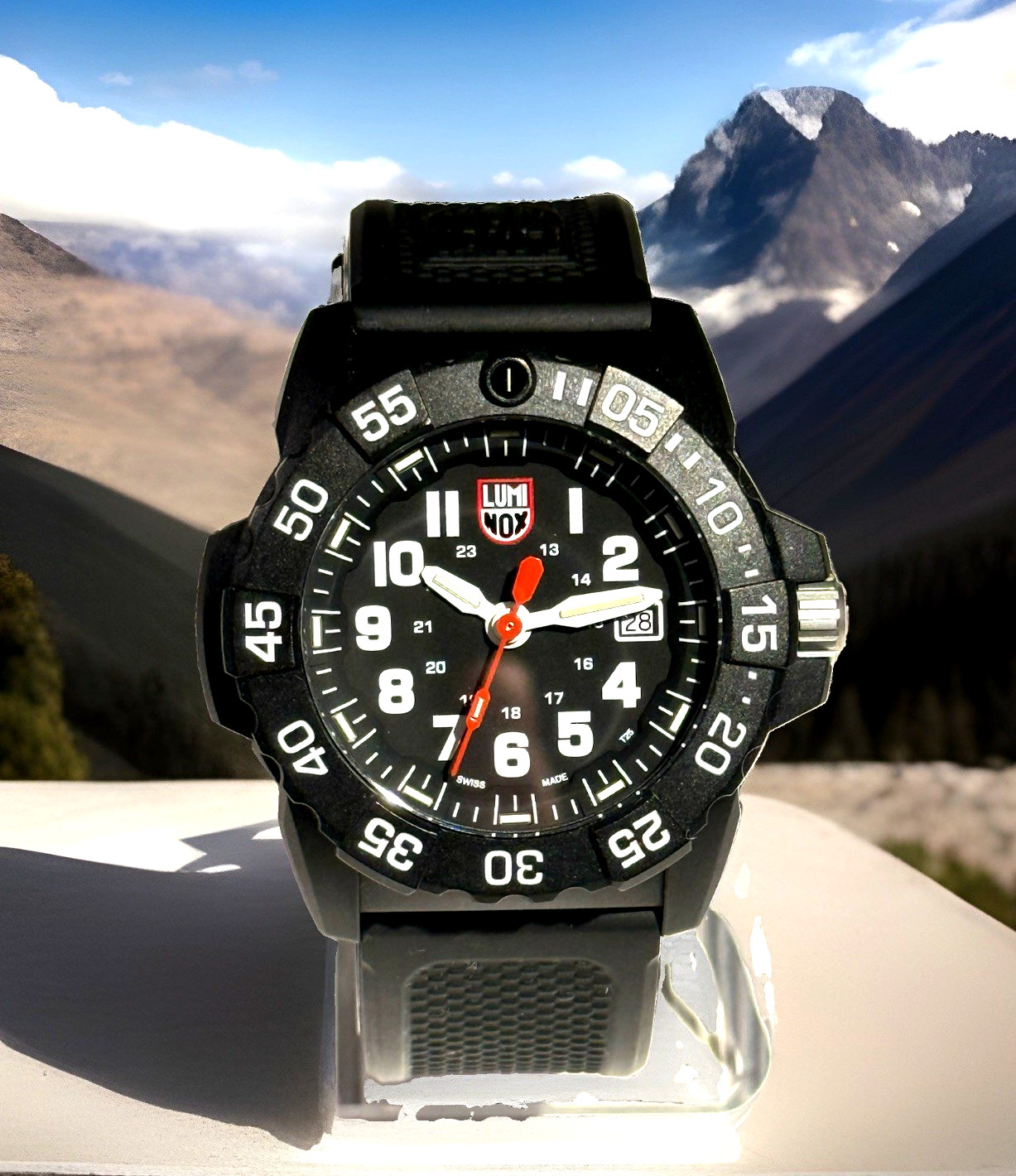 Luminox Navy Seal Trident XS.3501.F Carbonox Dive watch Rubber Strap