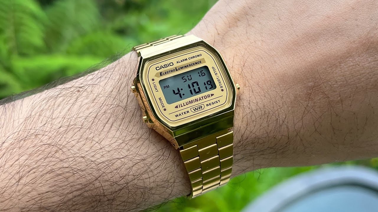 Casio Watch A168WG-9EF Unisex Retro Digital