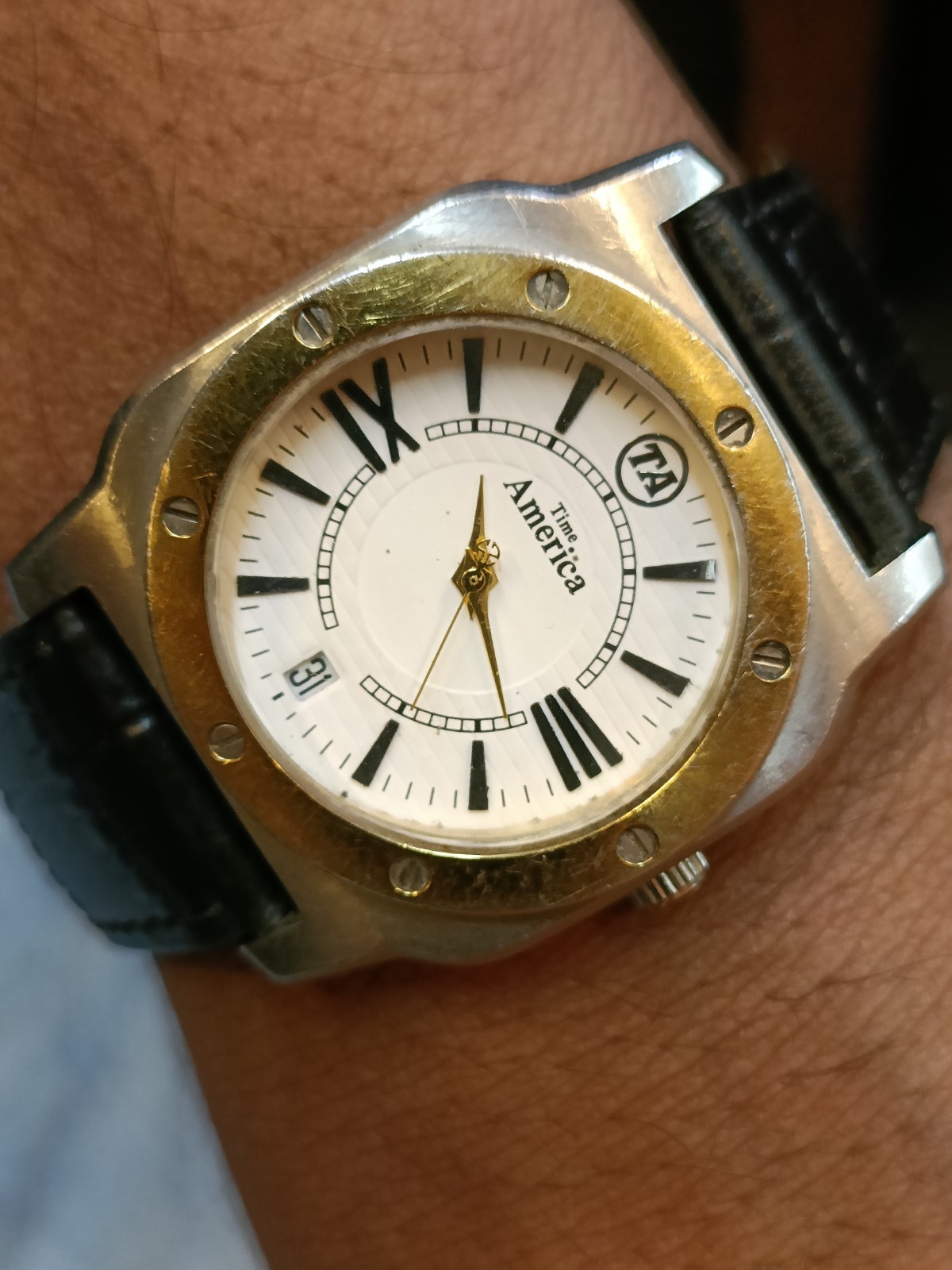 ADVERTISEMENT AMERICAN EXPRESS 5 YEARS OF SERVICE TIME AMERICA QUARTZ MEN’S WORK