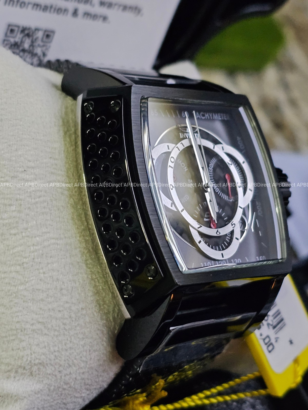 Invicta – S1 Rally – Carbon Fiber BLACK Milanese Swiss Z60 FE Chrono Mens Watch