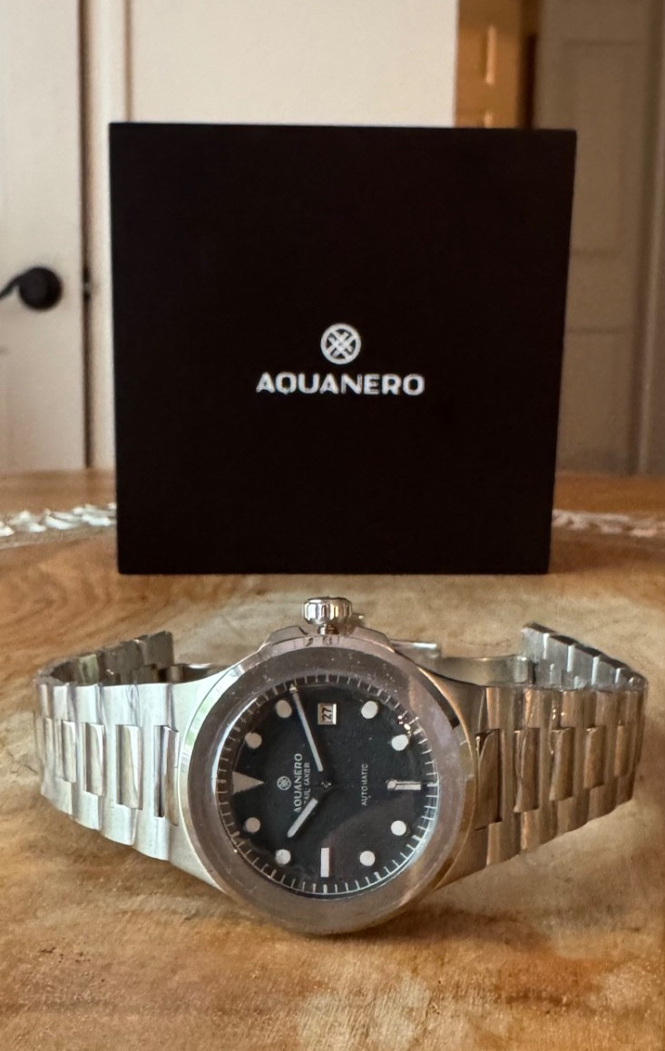 Aquanero Sailmaker Men’s Diver Automatic OBSIDIAN NERO Watch