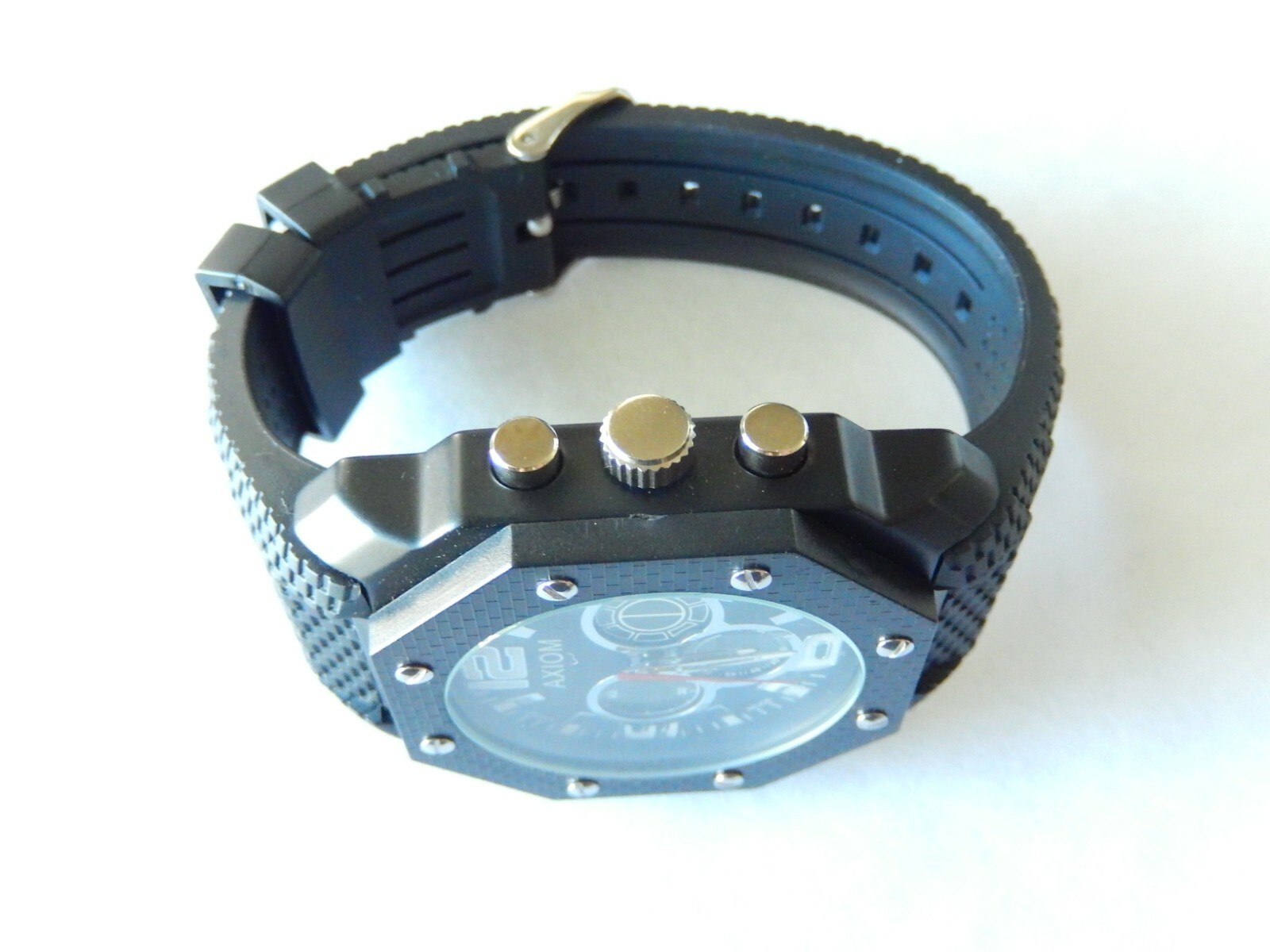 Axiom CR2025/SR626SW Black Men’s Watch W/Black Band–NEW in Box
