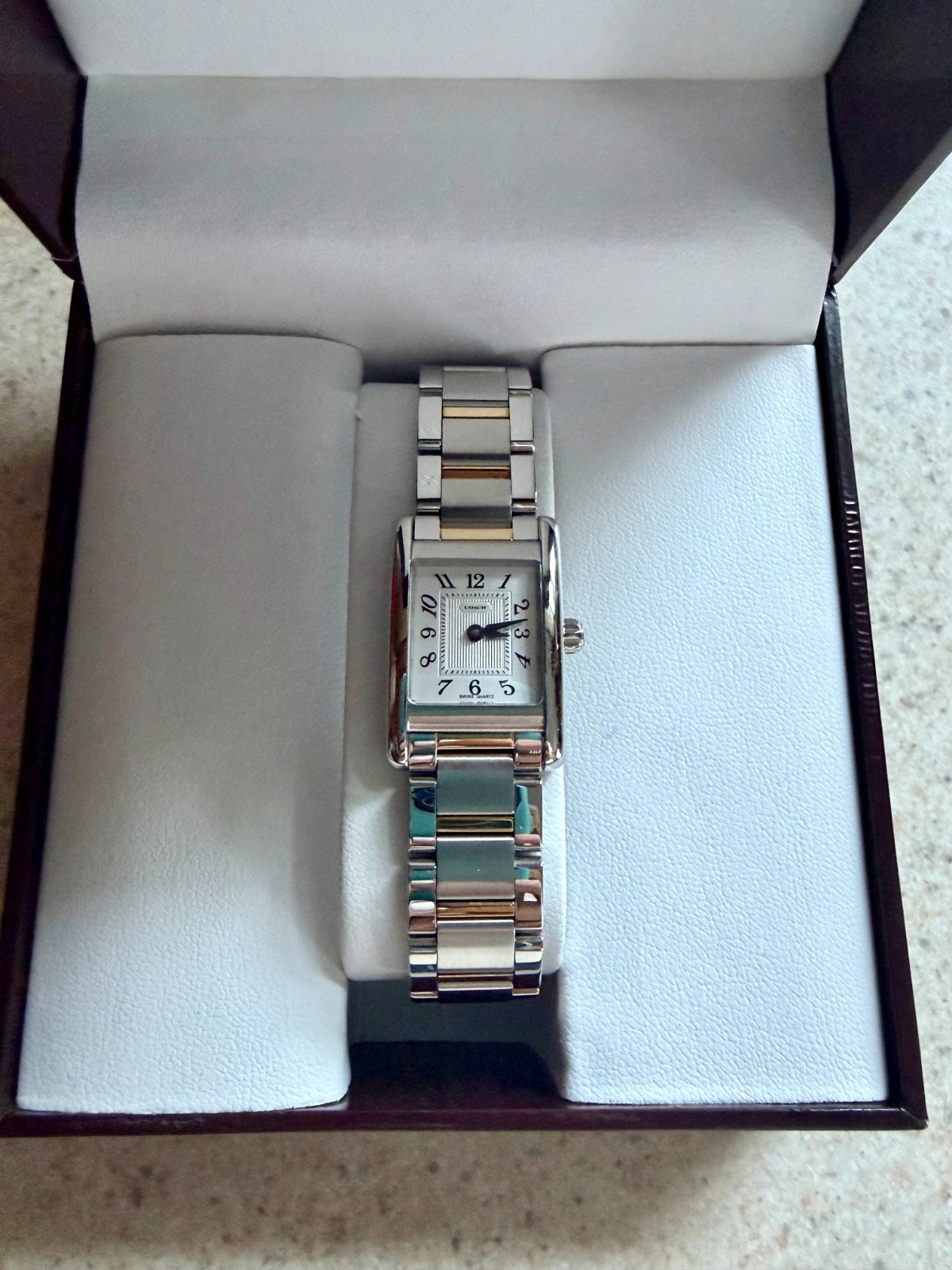 Coach Women’s Watch Stainless Steel Silver and Gold 14500121 *Brand New*