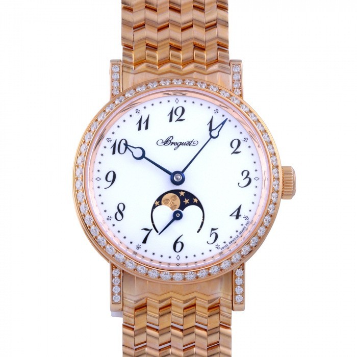 Breguet Classic 9088BR / 29 / RC0 / DD00 Pink Gold Diamond 30.0mm #YKW091