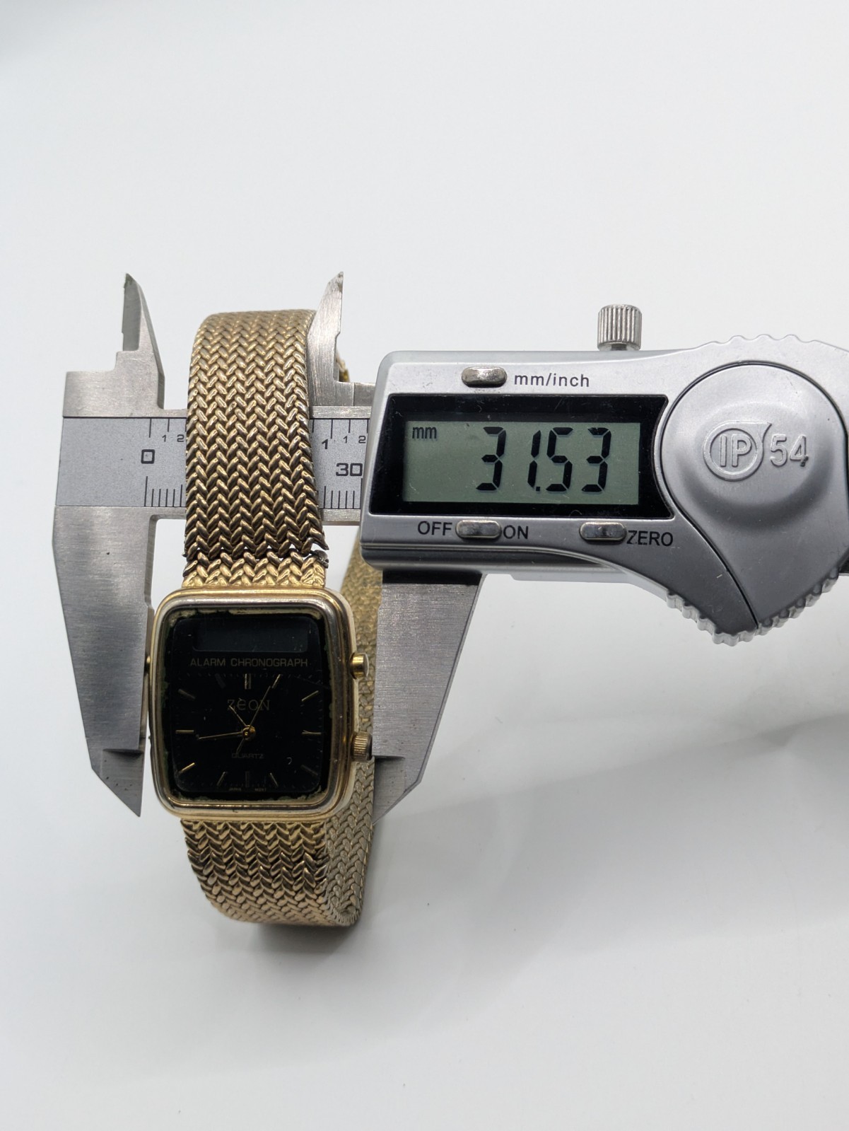 Zeon Alarm Chronograph Ana Digi Quartz Watch Working Parts Repair 31.5mm