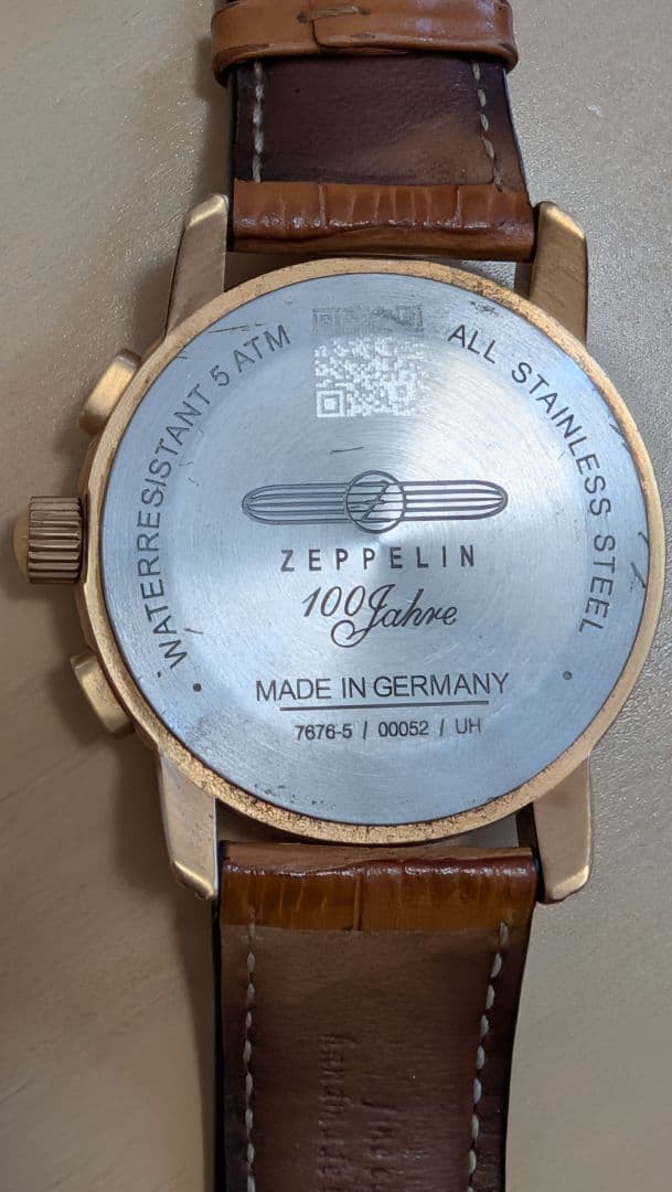 Zeppelin 100 Years Chronograph 7676-5 Quartz Watch Used