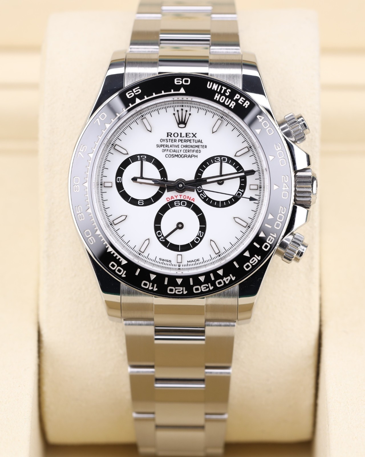 Rolex Daytona Panda White Dial Oyster 126500LN Full Set 2025