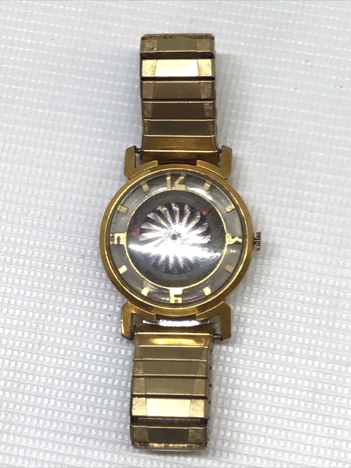 1960s Ernest Borel “Cocktail” Kaleidoscope Vintage Gold Watch Switzerland