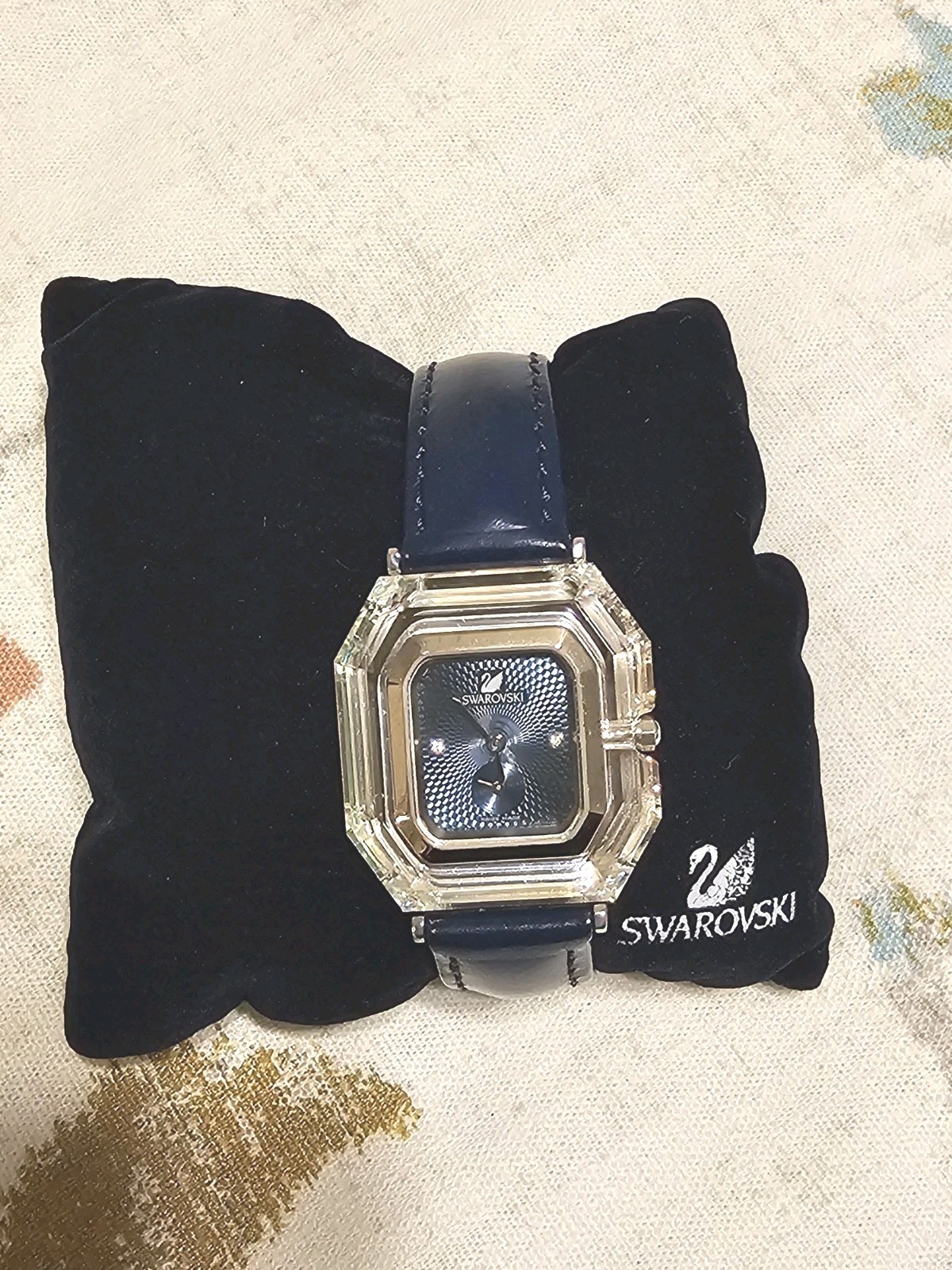 Authentic – Swarovski Stainless Quartz Watch w/ Original Box . C.O.A Included
