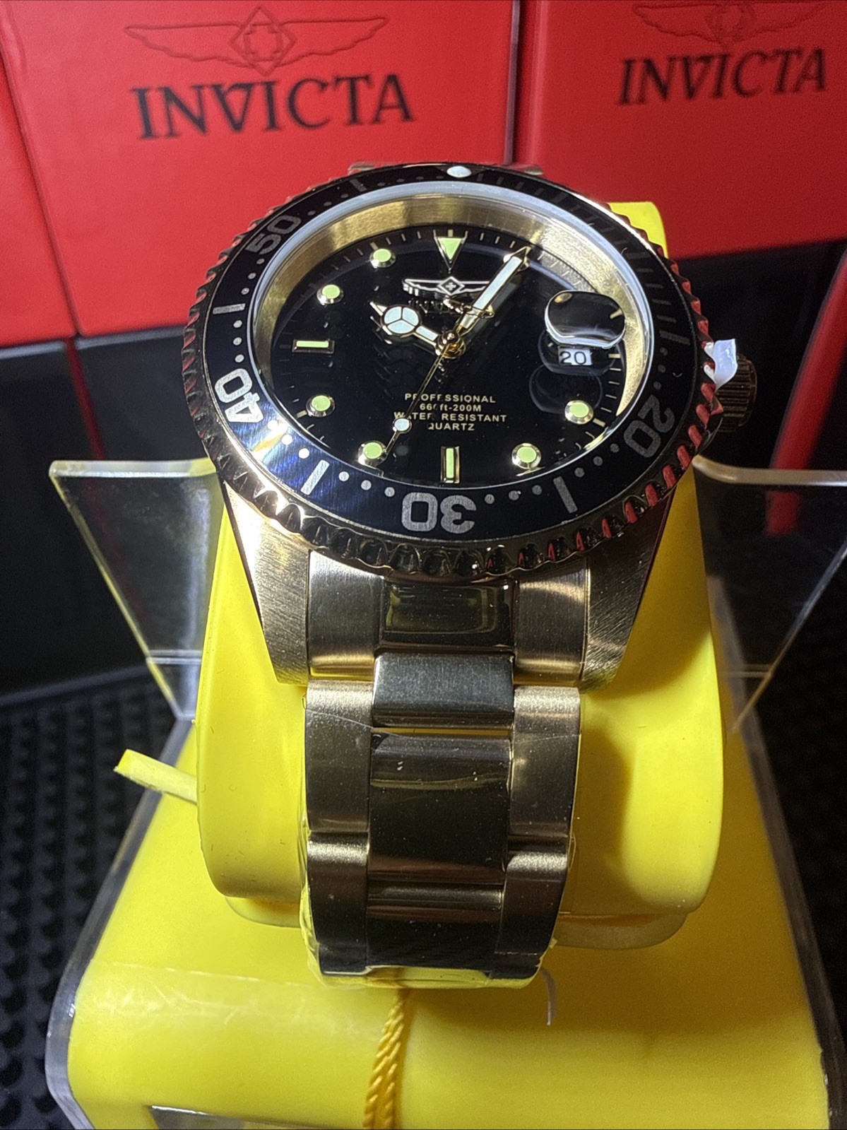 Invicta Pro Diver Anchoris 37.5mm Gold plated 8936OB