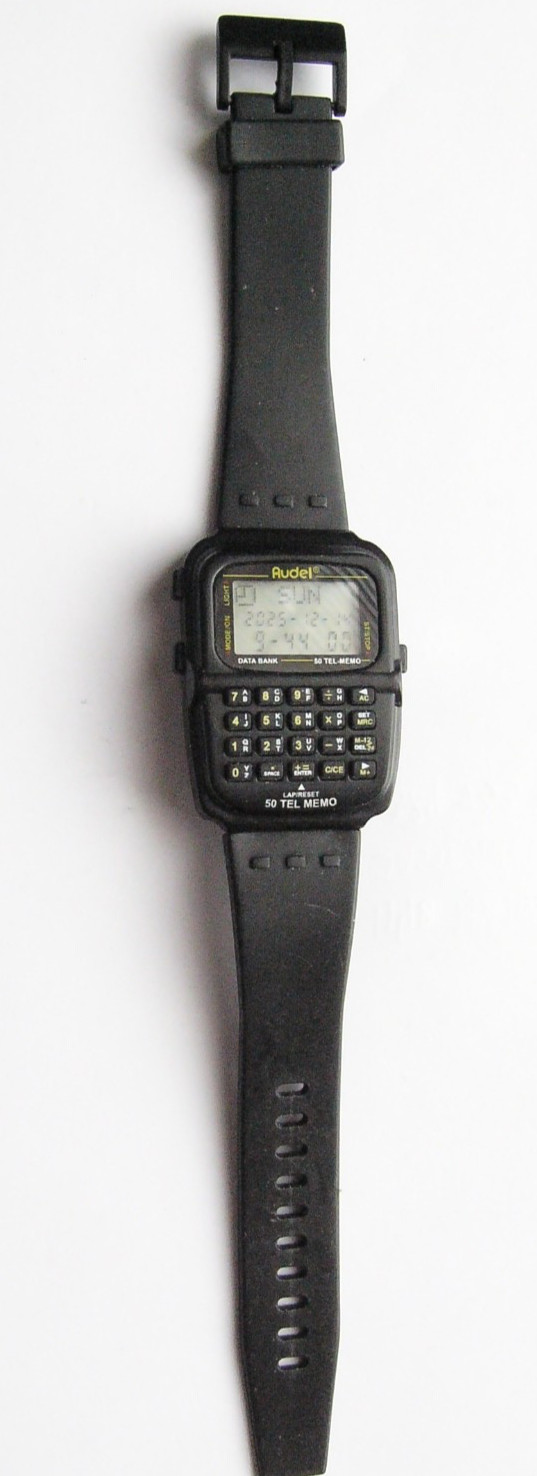 Audel calculator watch 50 tel MEMO