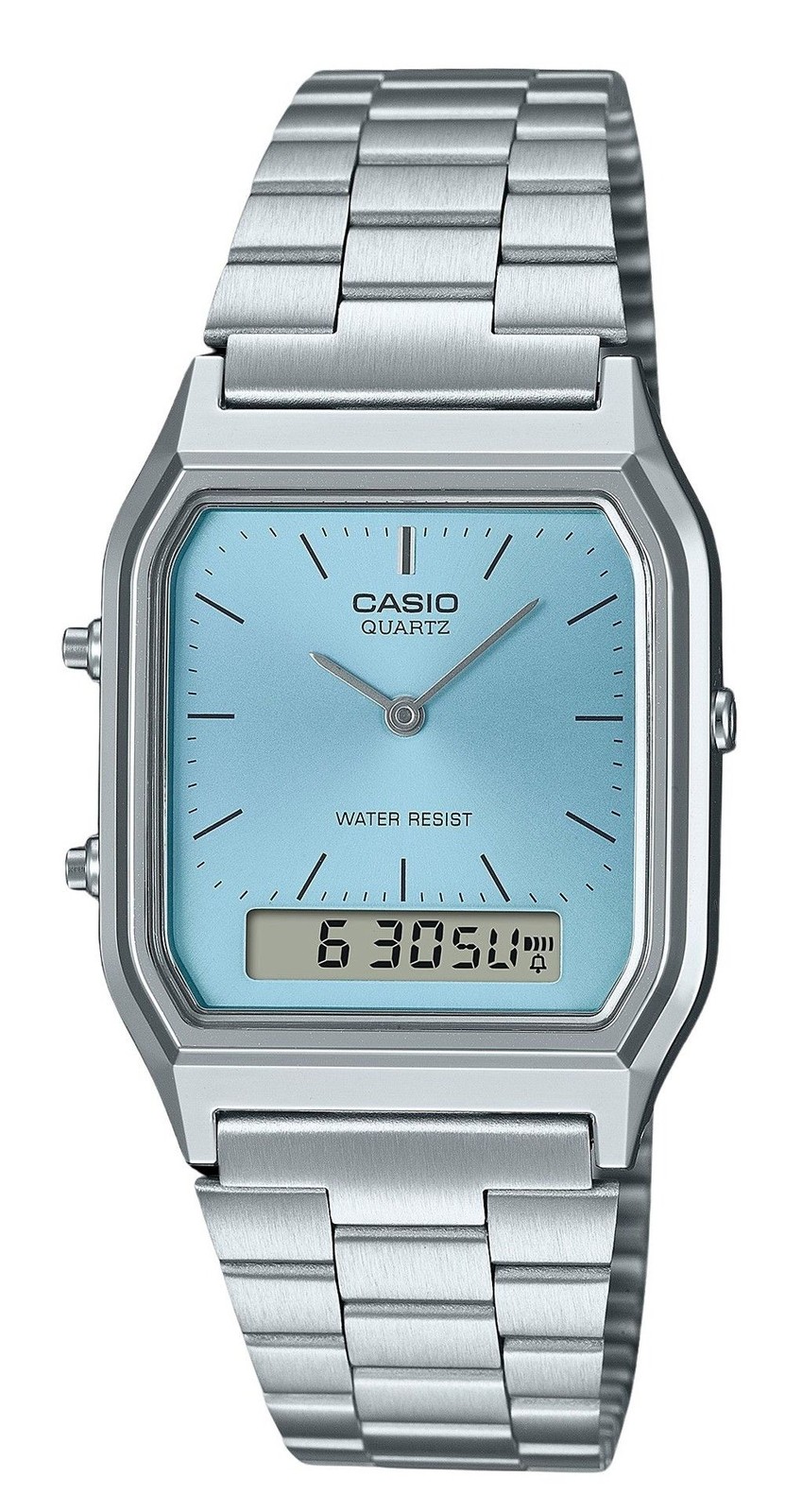 Casio Vintage Analog Digital Turquoise Dial Quartz AQ-230A-2A1 Unisex Watch
