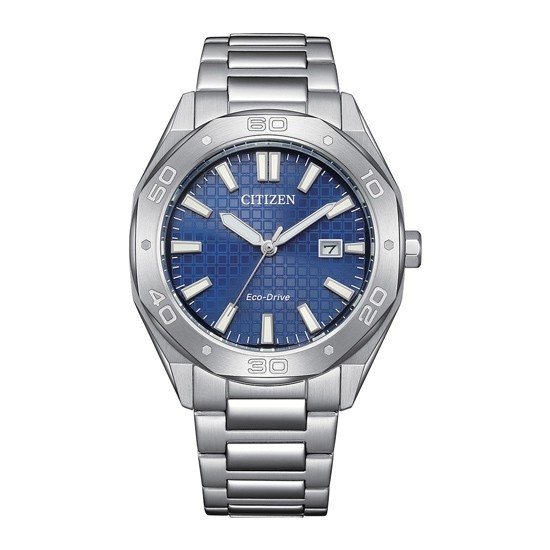 CITIZEN BM7630-80L Men’s Eco-Drive Watch Blue Dial Stainless Steel 41mm 100M