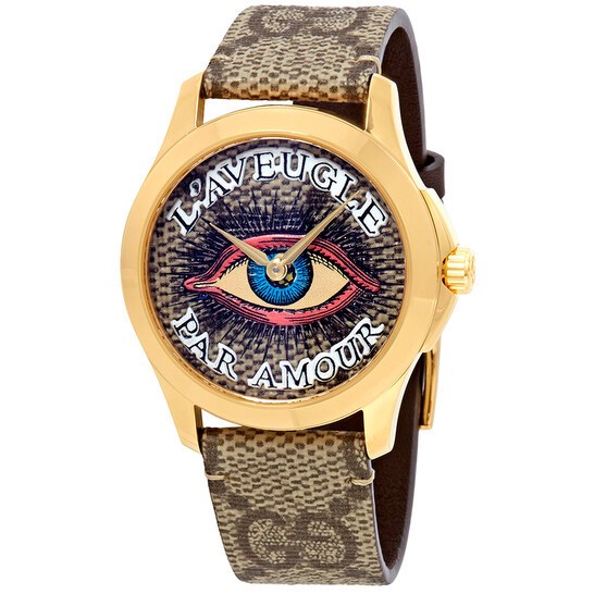 Gucci G-Timeless YA1264022 Unisex Watch – Eye Motif Dial