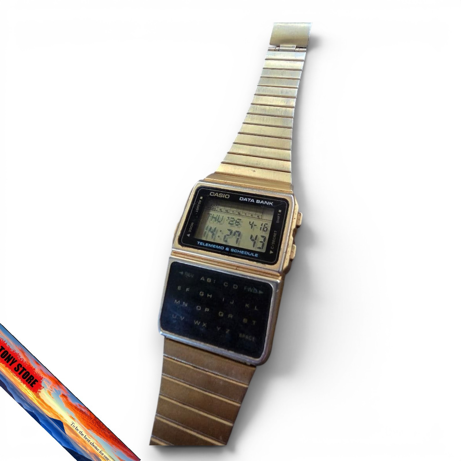 Casio Vintage Data Bank Watch DBC-610 Quartz Men’s Watch Japan