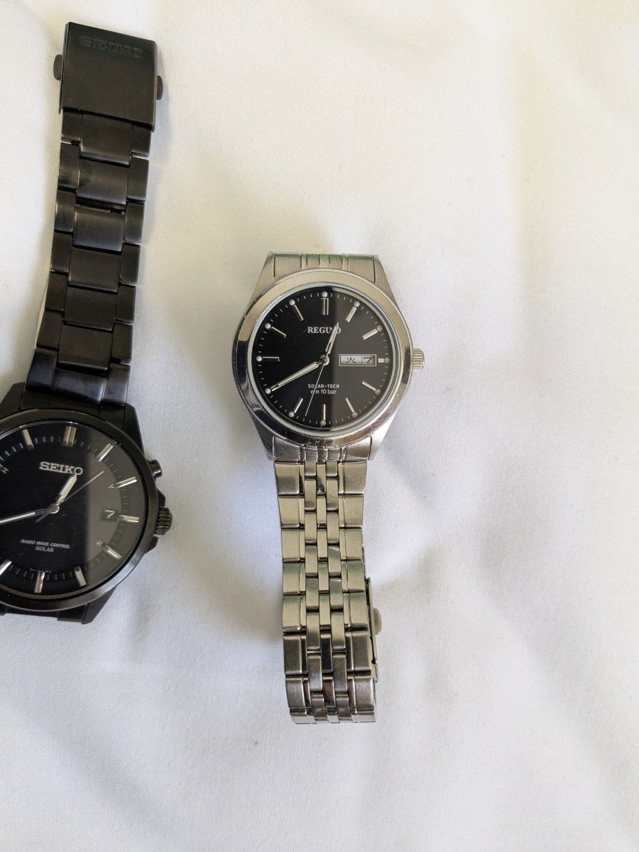 Seiko Regno solar wristwatch (only Seiko is a radio controlled watch) 2 piece se
