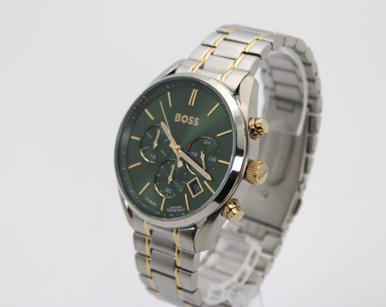 HUGO BOSS 44mm Green Dial Men’s Watch Champion HB1513878