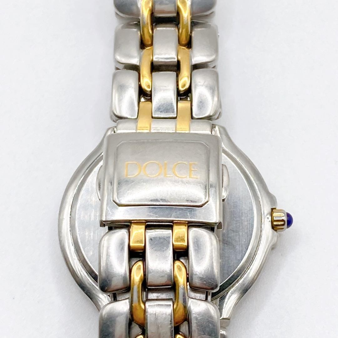 SEIKO DOLCE Men’s Watch Quartz 8J41-6150 Silver Gold Dial 33.4mm Wrist 18cm