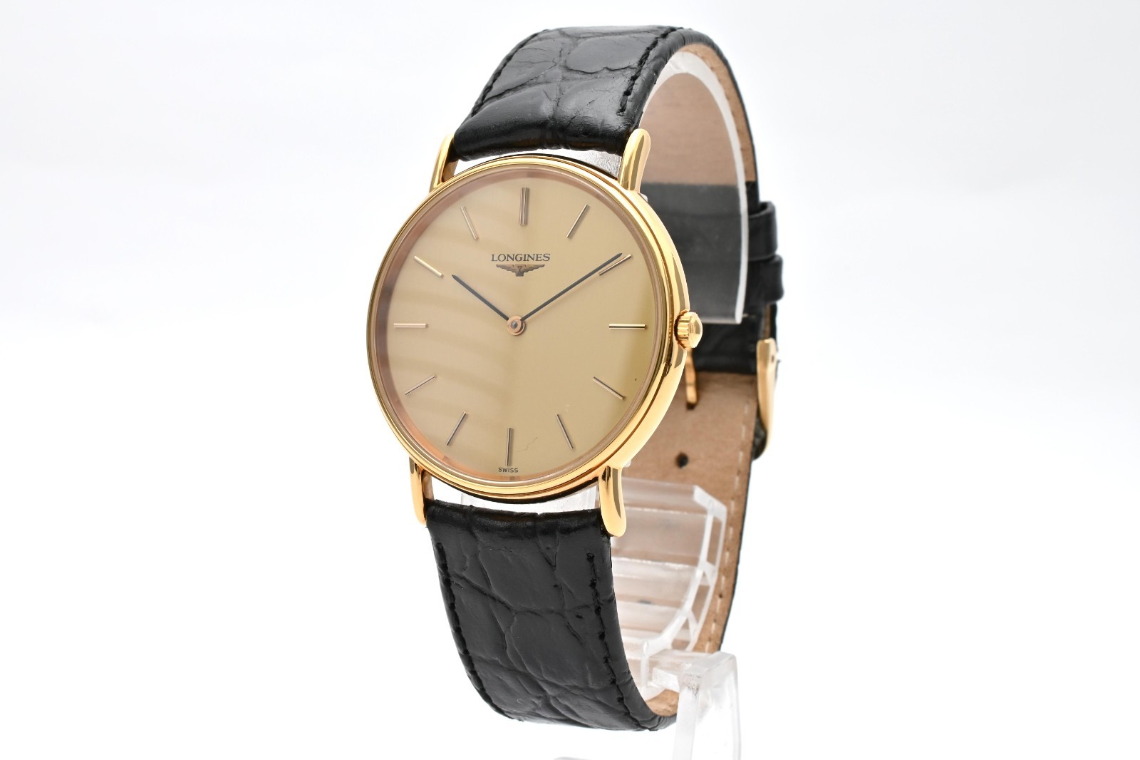 [NEAR MINT] LONGINES Grande Classique L4.637.2 33mm Qz Men’s Gold Dial Watch