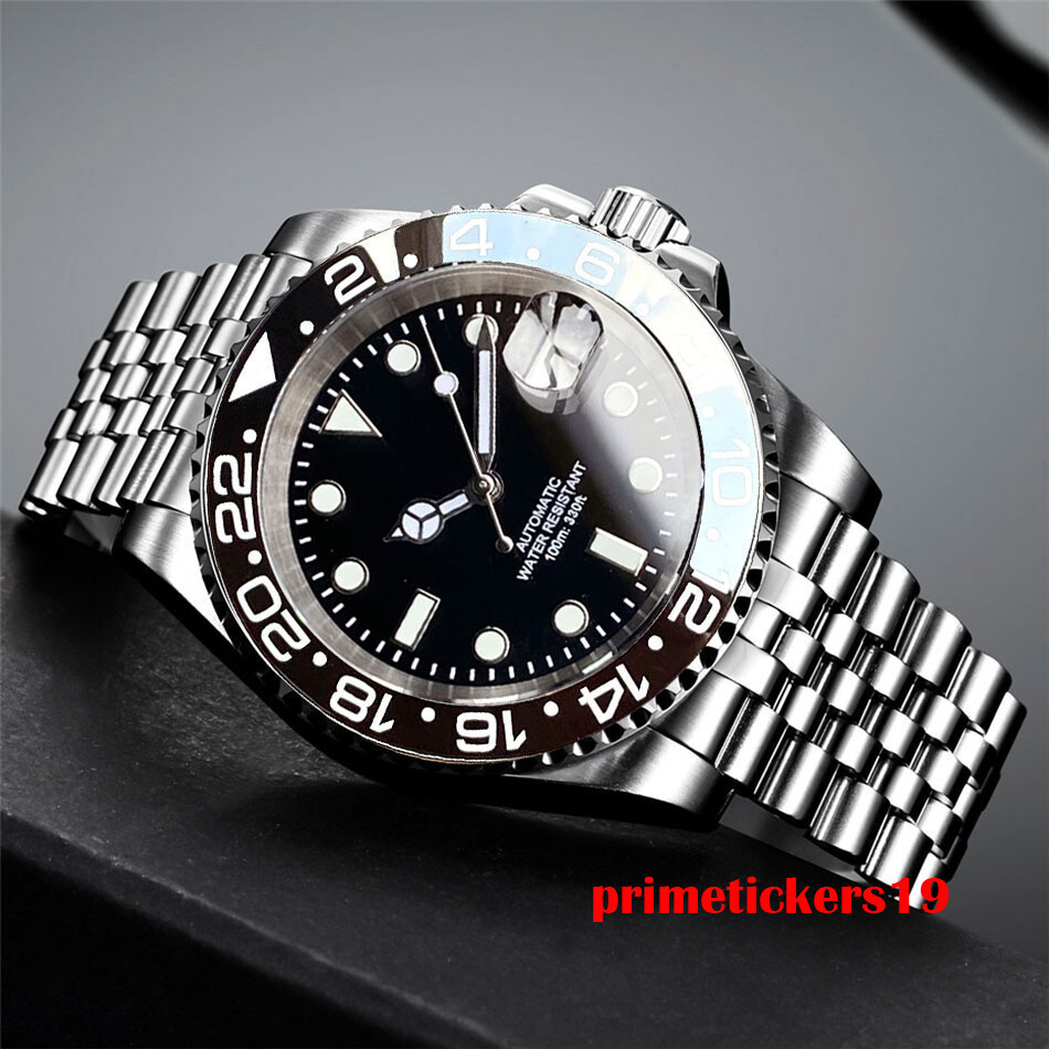 Tandorio Sapphire 40mm Sterile Automatic Men’s Watch Date NH35A PT5000 Luminous