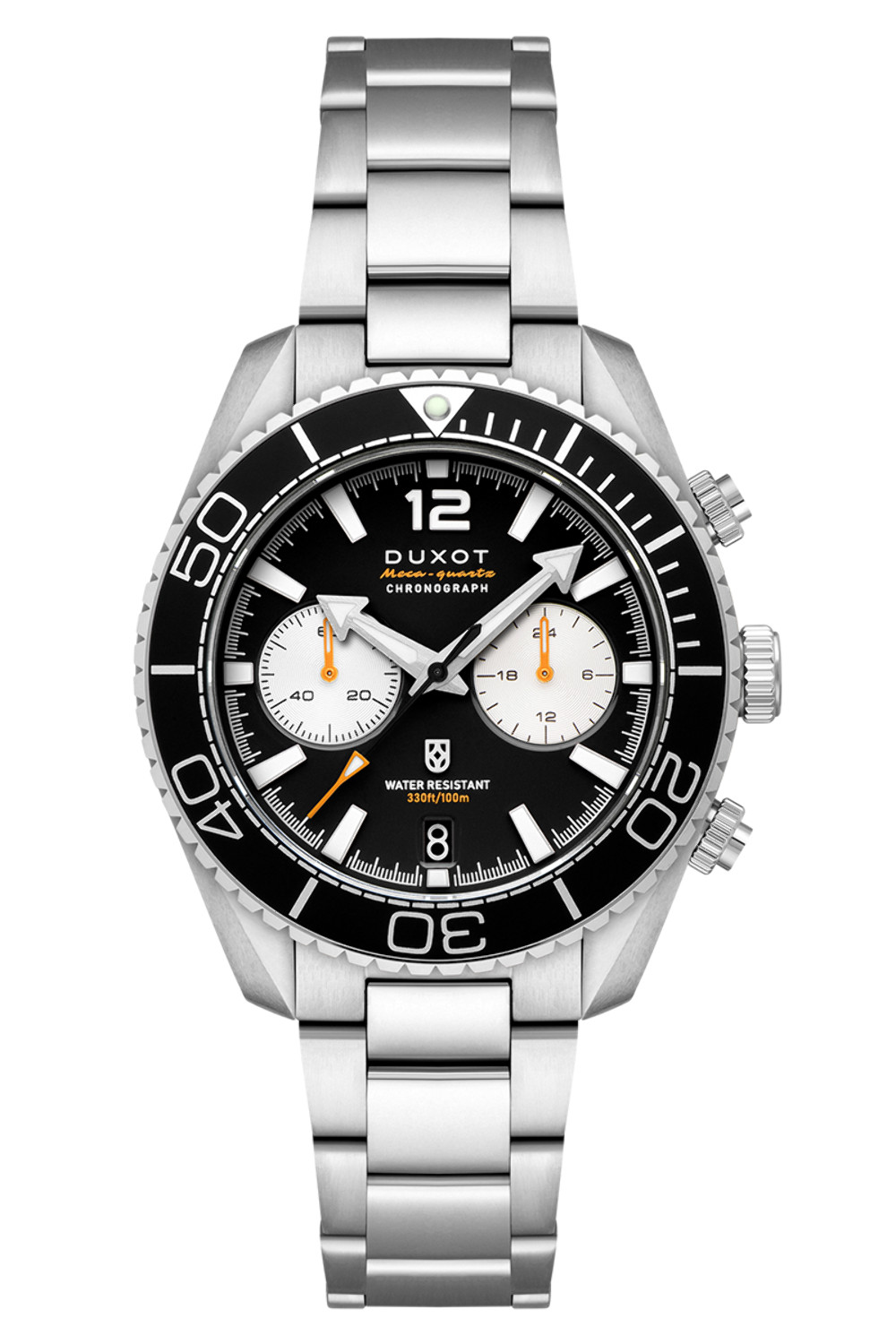 Tiburon Chronograph Black / Stainless Steel | Black Dial Wristwatch DX-2062-33