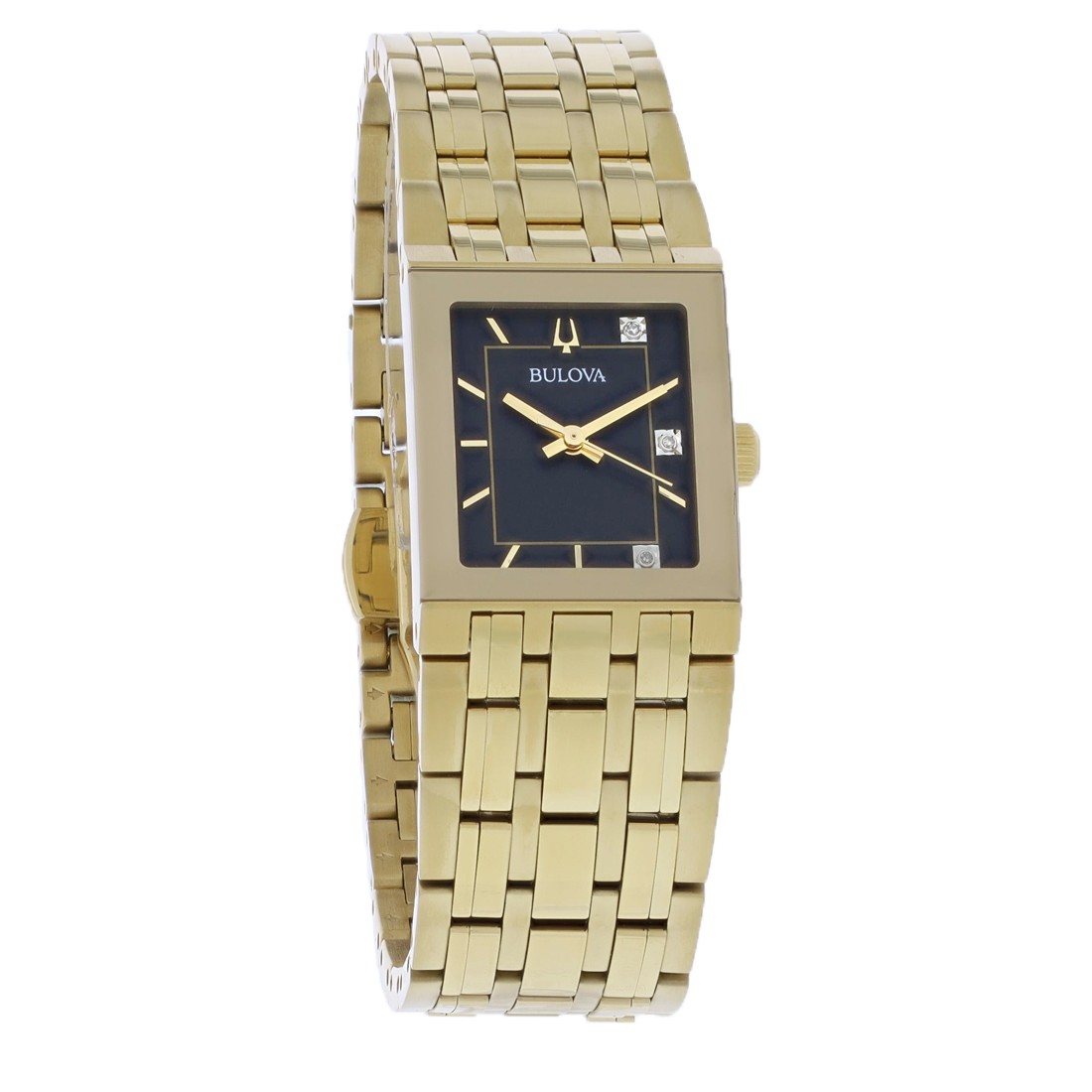 Bulova Marc Anthony Women’s Diamond Gold Tone Quartz Watch – 97P167