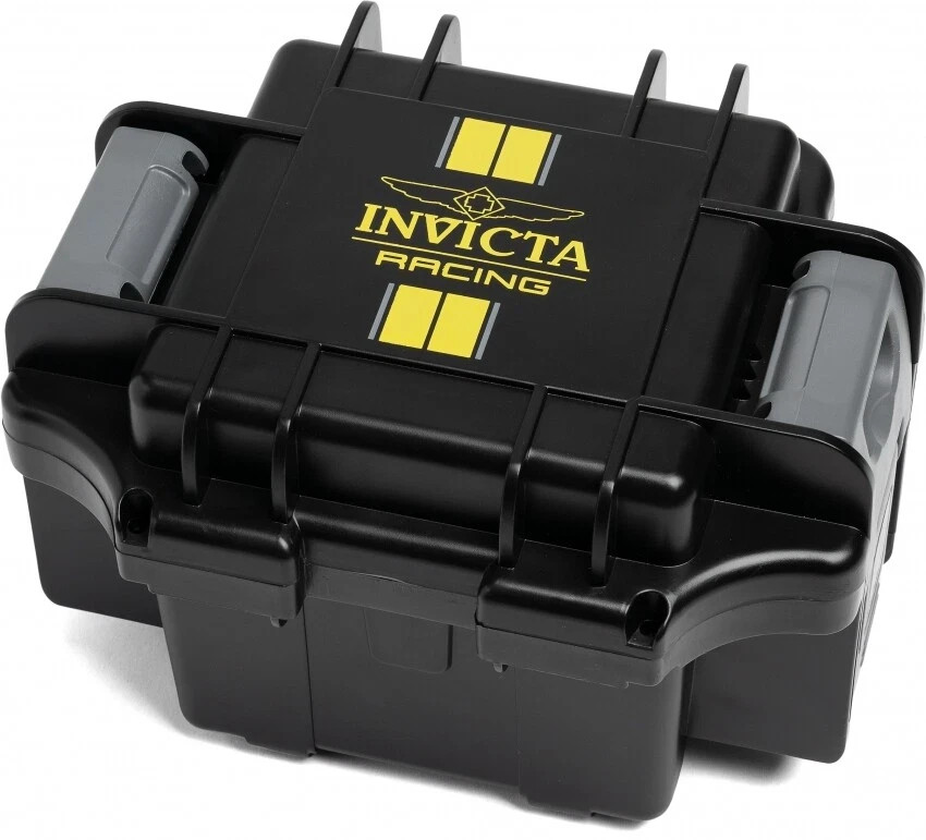 NEW INVICTA RACING 46643 SWISS RONDA BLACK CHRONOGRAPH TITANIUM SAPPHIRE LE 47MM