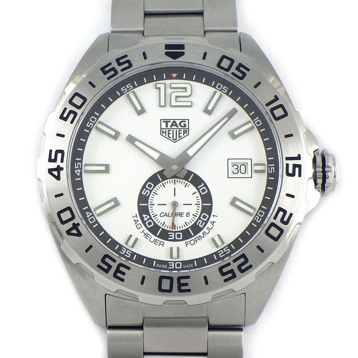 TAG Heuer Formula 1 Calibre 6 Watch White Dial Luminous Date From Japan