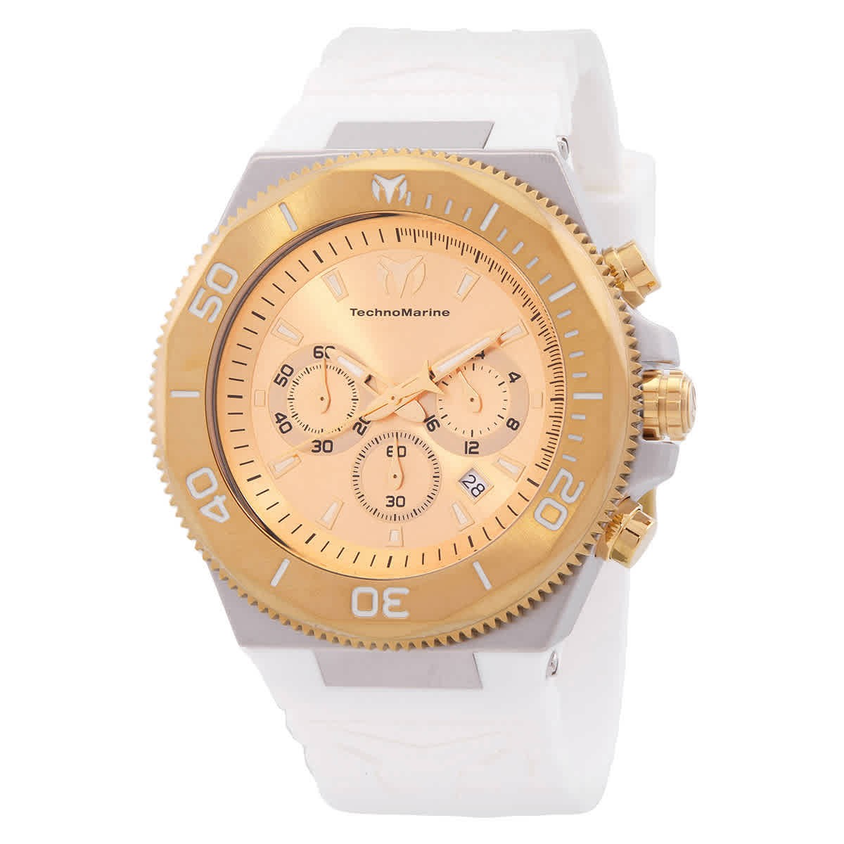 Technomarine Manta Chronograph Quartz Gold Dial Men’s Watch TM-224017
