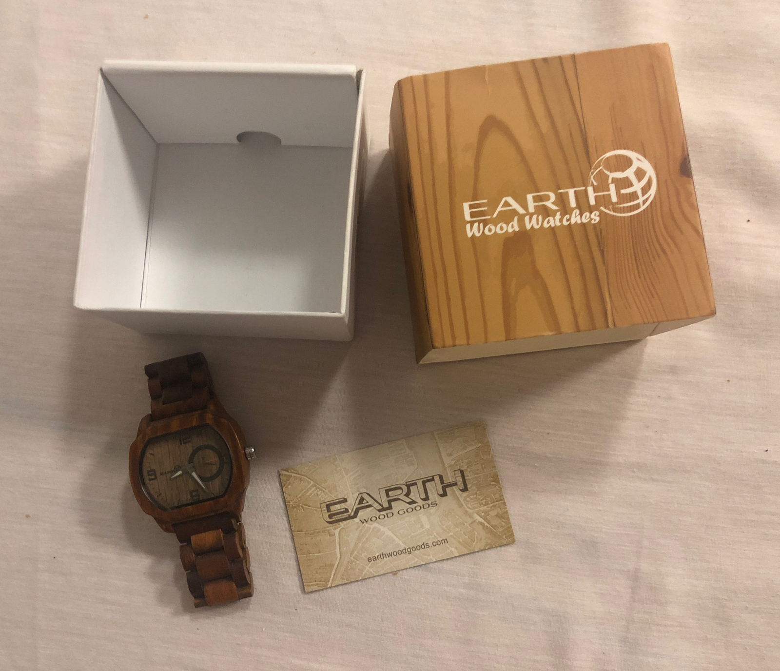 Wooden Watch for Men or Women Unique Eco-Friendly Earth Working