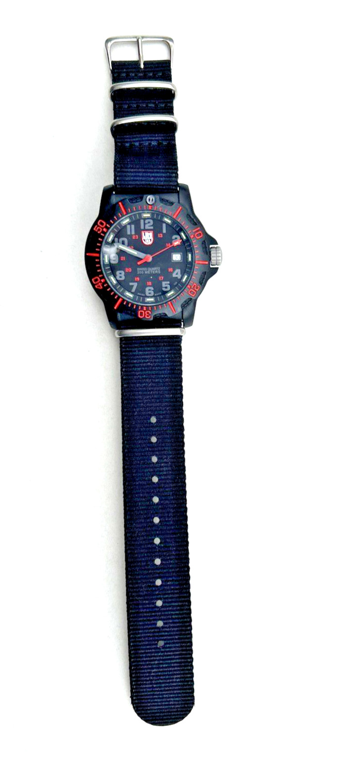 Luminox 8800 Series Black Ops Swiss Quartz 200M Men’s Watch Mineral Crystal NATO