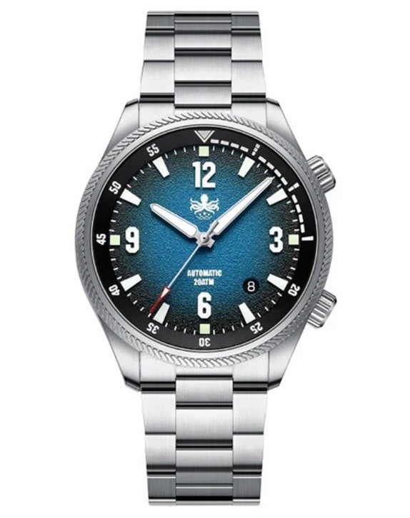 PHOIBOS Storm Corsair 200M Automatic Diver Watch PY063B Blue BRAND NEW