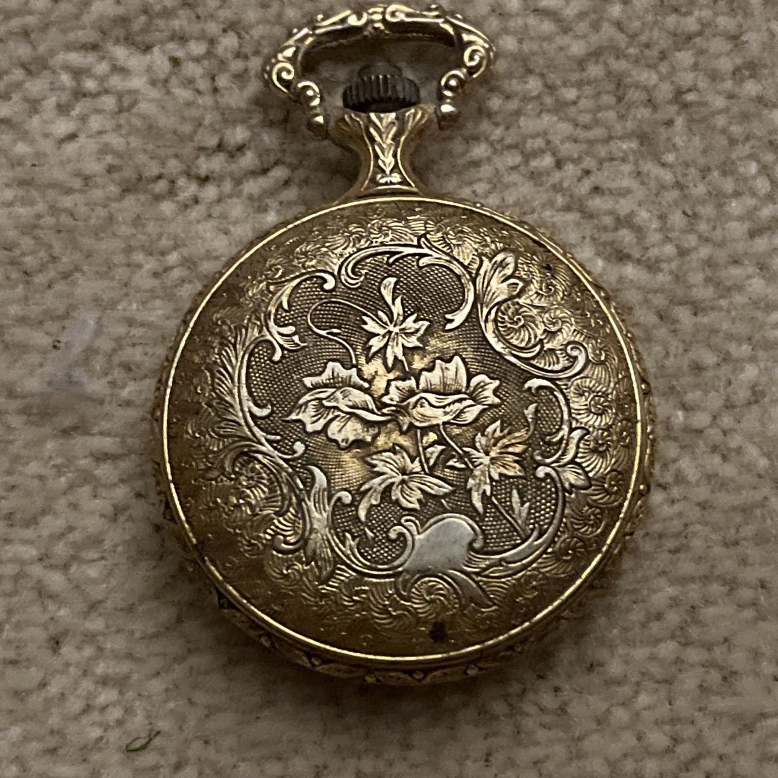 ARMITRON QUARTZ Duck Hunter DESIGN POCKET WATCH needs battery