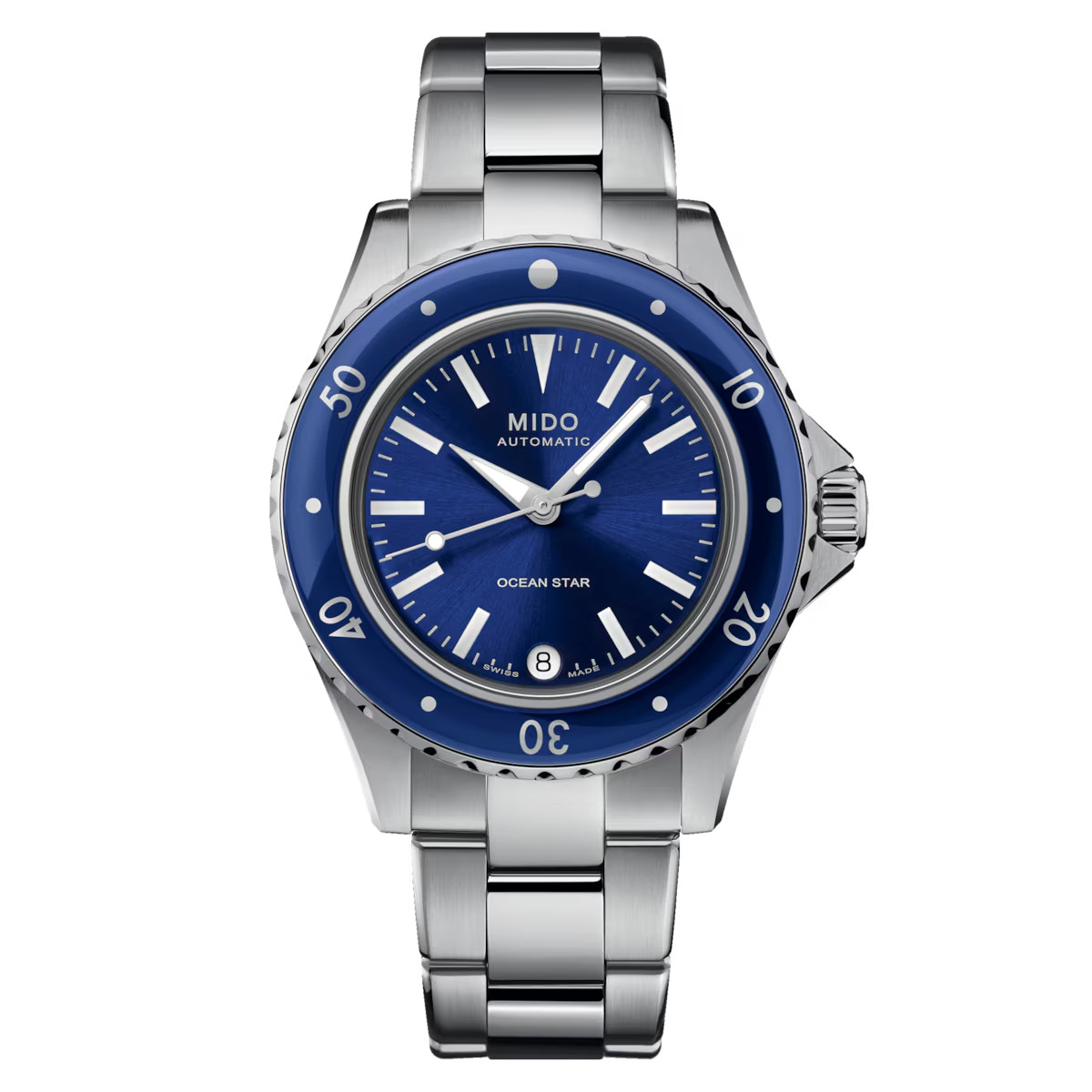 *BRAND NEW* Mido Ocean Star Blue Dial Stainless Steel Men’s Watch M0262071104100