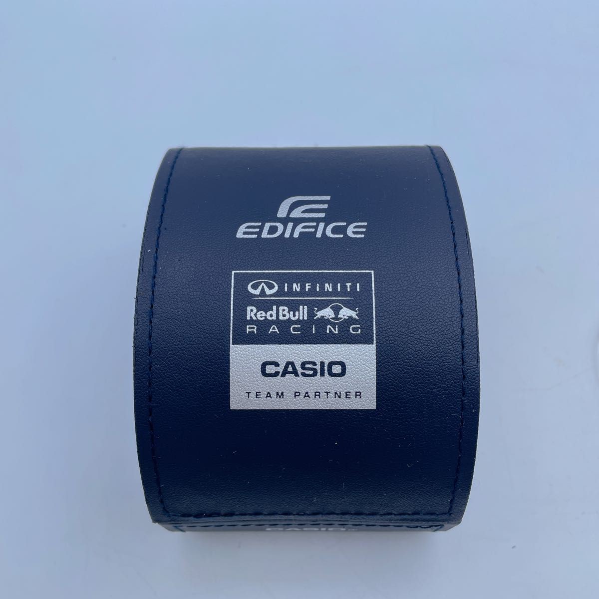 CASIO EDIFICE EFR-537RB Quartz Gray Dial Watch Box Manual Spare Links
